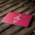 Pink Glitter Music Note Apple MacBook Air Skin