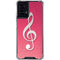 Pink Glitter Music Note Moto G Power 5G (2024) Clear Case