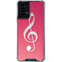 Pink Glitter Music Note Moto G Power 5G (2024) Clear Case