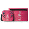 Pink Glitter Music Note Nintendo Switch 2 (2025) with Joy-Con Skin