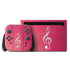 Pink Glitter Music Note Nintendo Skins