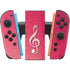 Pink Glitter Music Note Nintendo Switch 2 (2025) Joy-Con Controller Skin