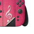 Pink Glitter Music Note Nintendo Switch 2 (2025) Joy-Con Controller Skin