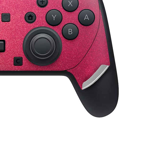 Pink Glitter Music Note Nintendo Switch 2 (2025) Pro Controller Skin