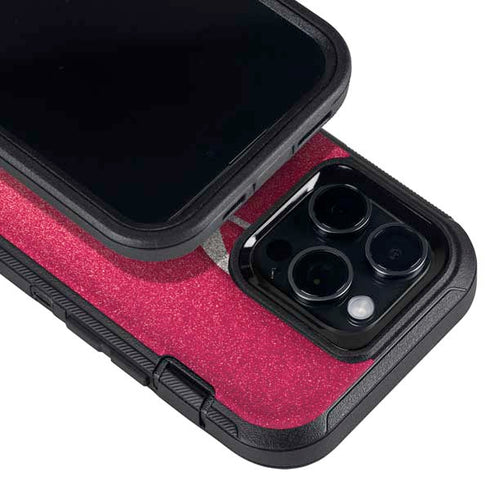 Pink Glitter Music Note Otterbox Defender iPhone Skin
