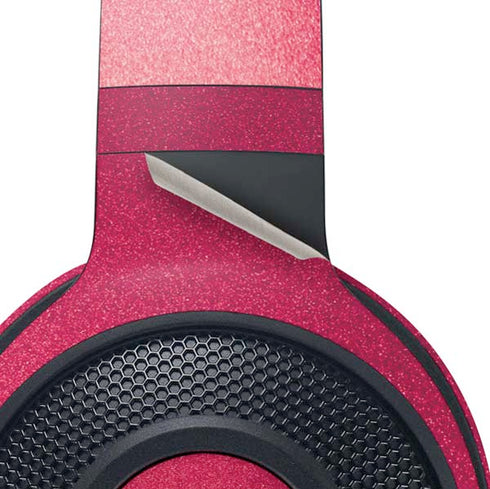 Pink Glitter Music Note Razer Kraken X Skin