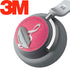 Pink Glitter Music Note Surface Headphones Skin