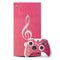 Pink Glitter Music Note Xbox Series X Skins