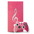 Pink Glitter Music Note Xbox Series X Skins