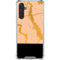 Pink Gold and Black Marble Galaxy A17 Clear Case