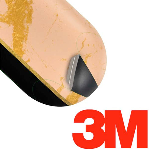 Pink Gold and Black Marble Galaxy Buds Skin