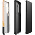 Pink Gold and Black Marble Galaxy S25 Impact Case