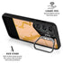 Pink Gold and Black Marble Galaxy S25 Kickstand Case
