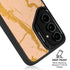 Pink Gold and Black Marble Galaxy S25 Plus Kickstand Case