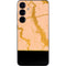 Pink Gold and Black Marble Galaxy S25 Skin