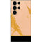 Pink Gold and Black Marble Galaxy S25 Ultra Skin