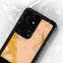 Pink Gold and Black Marble Galaxy S24 Ultra Waterproof Case