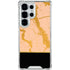 Pink Gold and Black Marble Galaxy S25 Ultra Clear Case