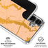 Pink Gold and Black Marble Galaxy S26 Plus Clear Case