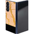 Pink Gold and Black Marble Galaxy Z Fold6 Skin