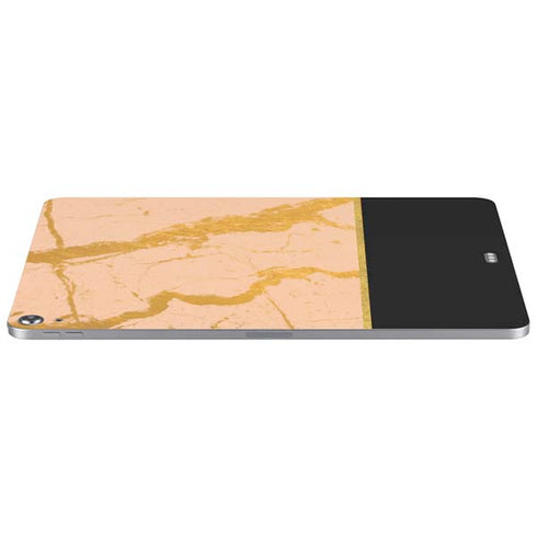 Pink Gold and Black Marble Apple iPad Air Skin