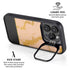 Pink Gold and Black Marble iPhone 14 Pro Kickstand Case