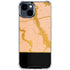 Pink Gold and Black Marble iPhone 15 Clear Case