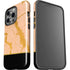 Pink Gold and Black Marble iPhone 15 Pro Impact Case