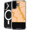Pink Gold and Black Marble iPhone 16 MagSafe Case