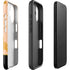 Pink Gold and Black Marble iPhone 16 Plus Impact Case