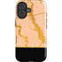 Pink Gold and Black Marble iPhone 16 Plus Magsafe Impact Case