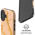 Pink Gold and Black Marble iPhone 16 Plus Magsafe Impact Case