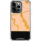 Pink Gold and Black Marble iPhone 16 Pro Clear Case