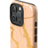 Pink Gold and Black Marble iPhone 16 Pro Impact Case