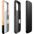 Pink Gold and Black Marble iPhone 16 Pro Impact Case