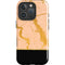 Pink Gold and Black Marble iPhone 16 Pro Magsafe Impact Case