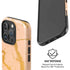 Pink Gold and Black Marble iPhone 16 Pro Magsafe Impact Case