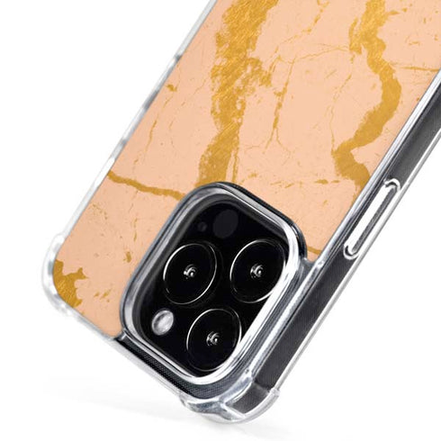 Pink Gold and Black Marble iPhone 16 Pro Max MagSafe Case