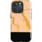 Pink Gold and Black Marble iPhone 16 Pro Max Magsafe Impact Case