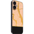 Pink Gold and Black Marble iPhone 16 Skin