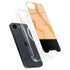 Pink Gold and Black Marble iPhone 16e MagSafe Case