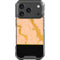 Pink Gold and Black Marble iPhone 18 Pro Clear Case