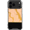 Pink Gold and Black Marble iPhone 18 Pro Max Clear Case