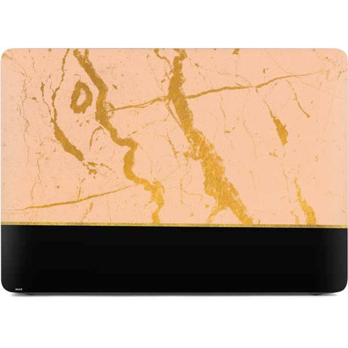Pink Gold and Black Marble Apple MacBook Air Skin