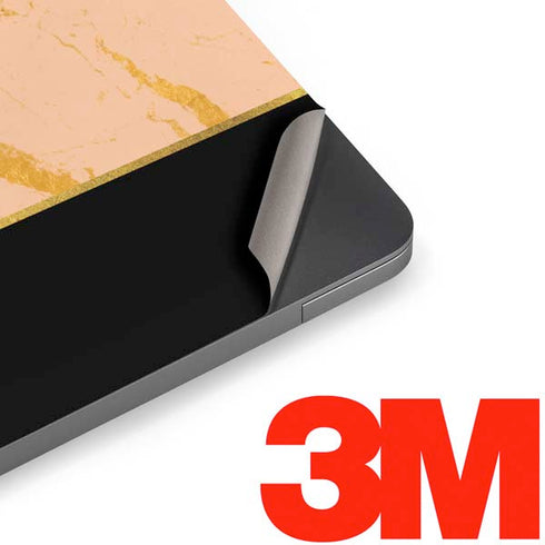 Pink Gold and Black Marble Apple MacBook Air Skin