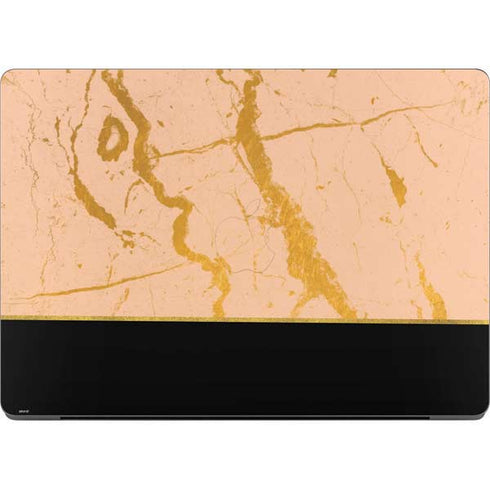 Pink Gold and Black Marble Apple MacBook Pro 14-inch Skin