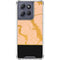 Pink Gold and Black Marble Moto G 5G (2025) Clear Case