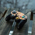 Pink Gold and Black Marble Nintendo GameCube Controller Skin