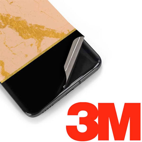 Pink Gold and Black Marble OnePlus 7 Pro Skin