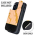 Pink Gold and Black Marble Otterbox Defender iPhone Skin